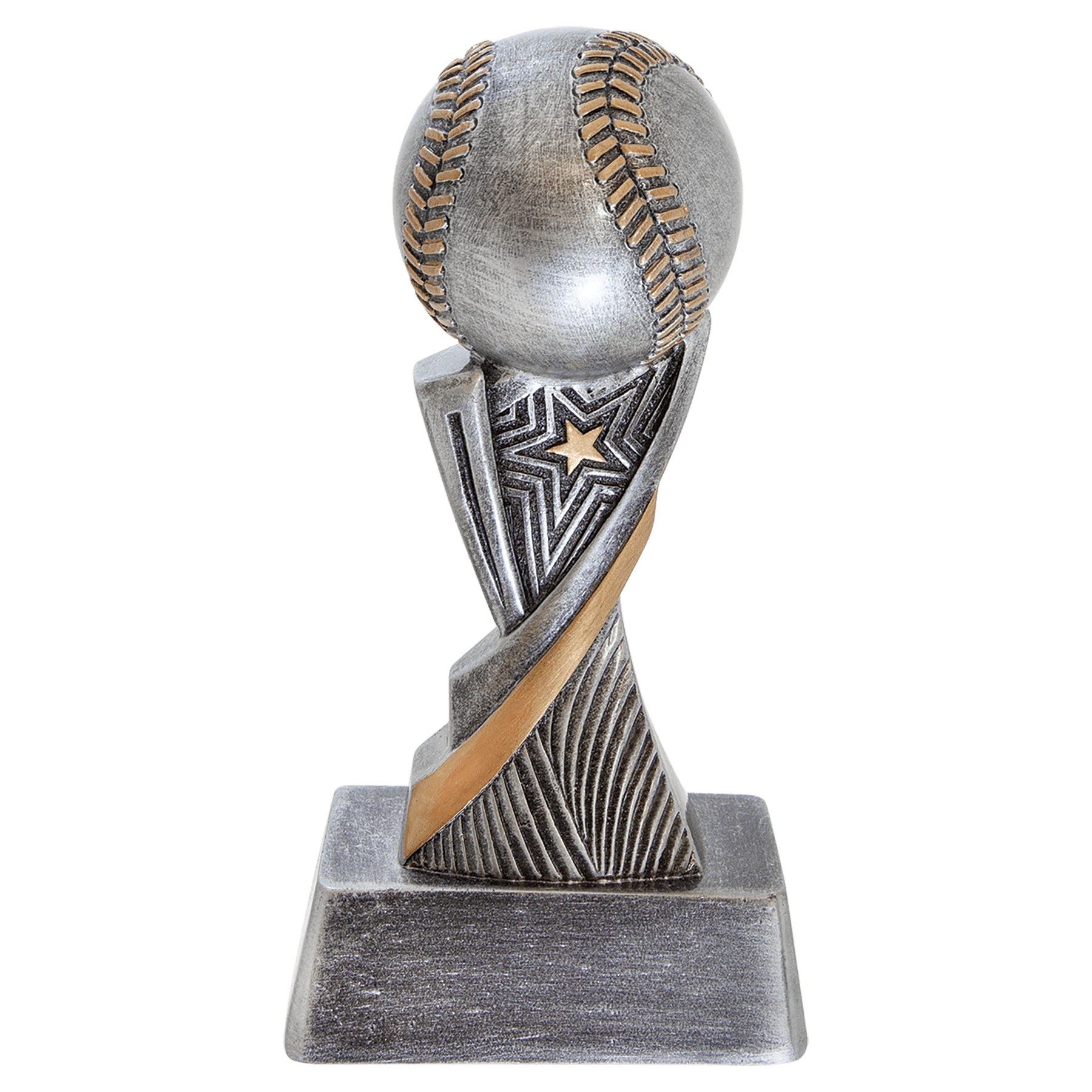 Example of baseball resin award