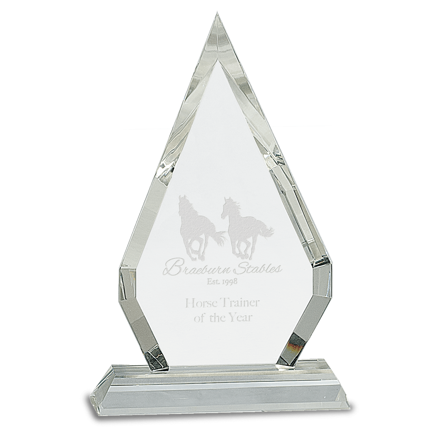 Example of crystal diamond tower