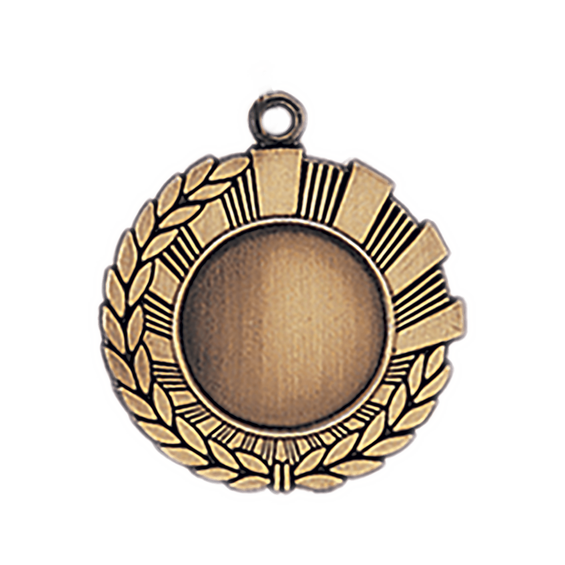 Example of laurel wreath insert medal