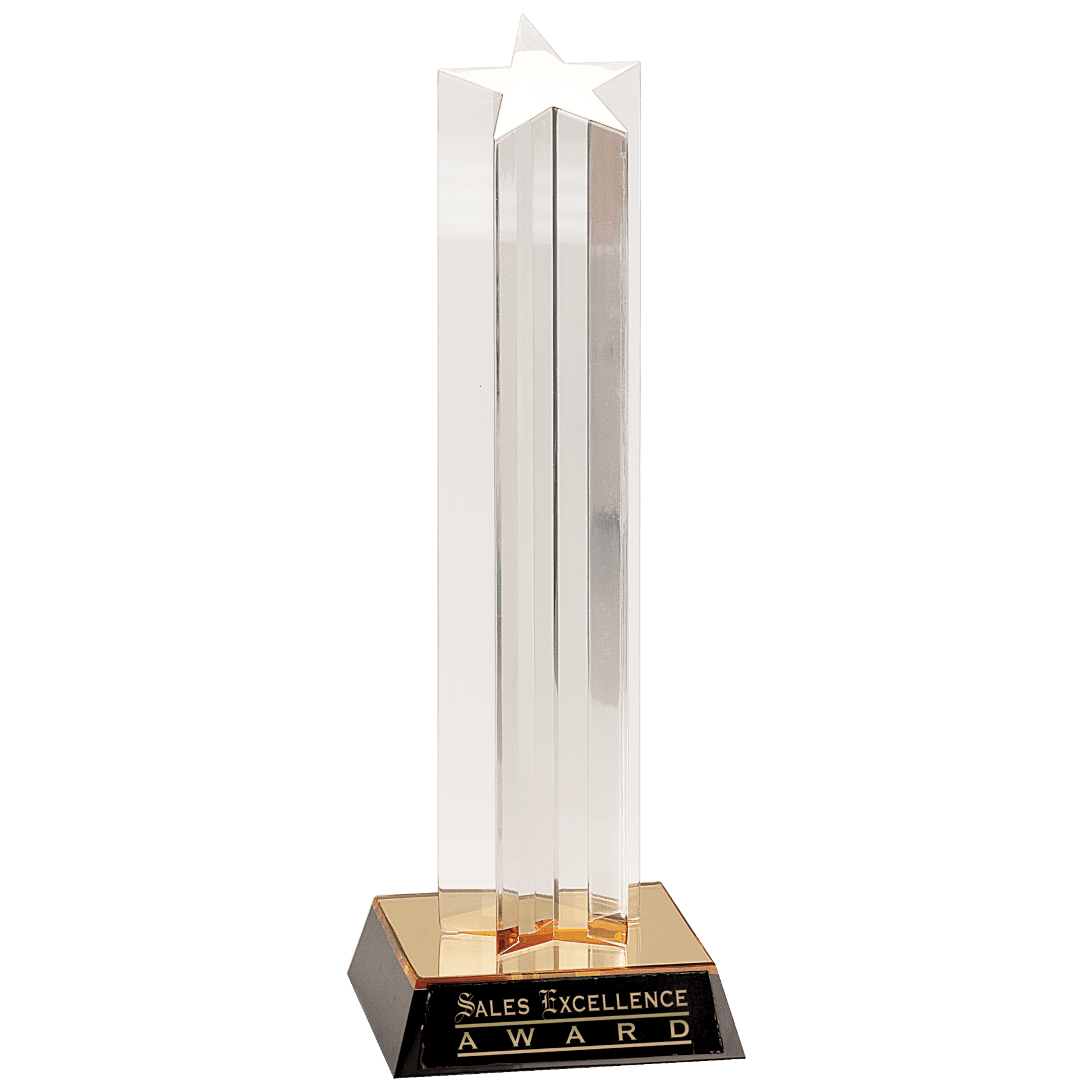 Example of star column acrylic award
