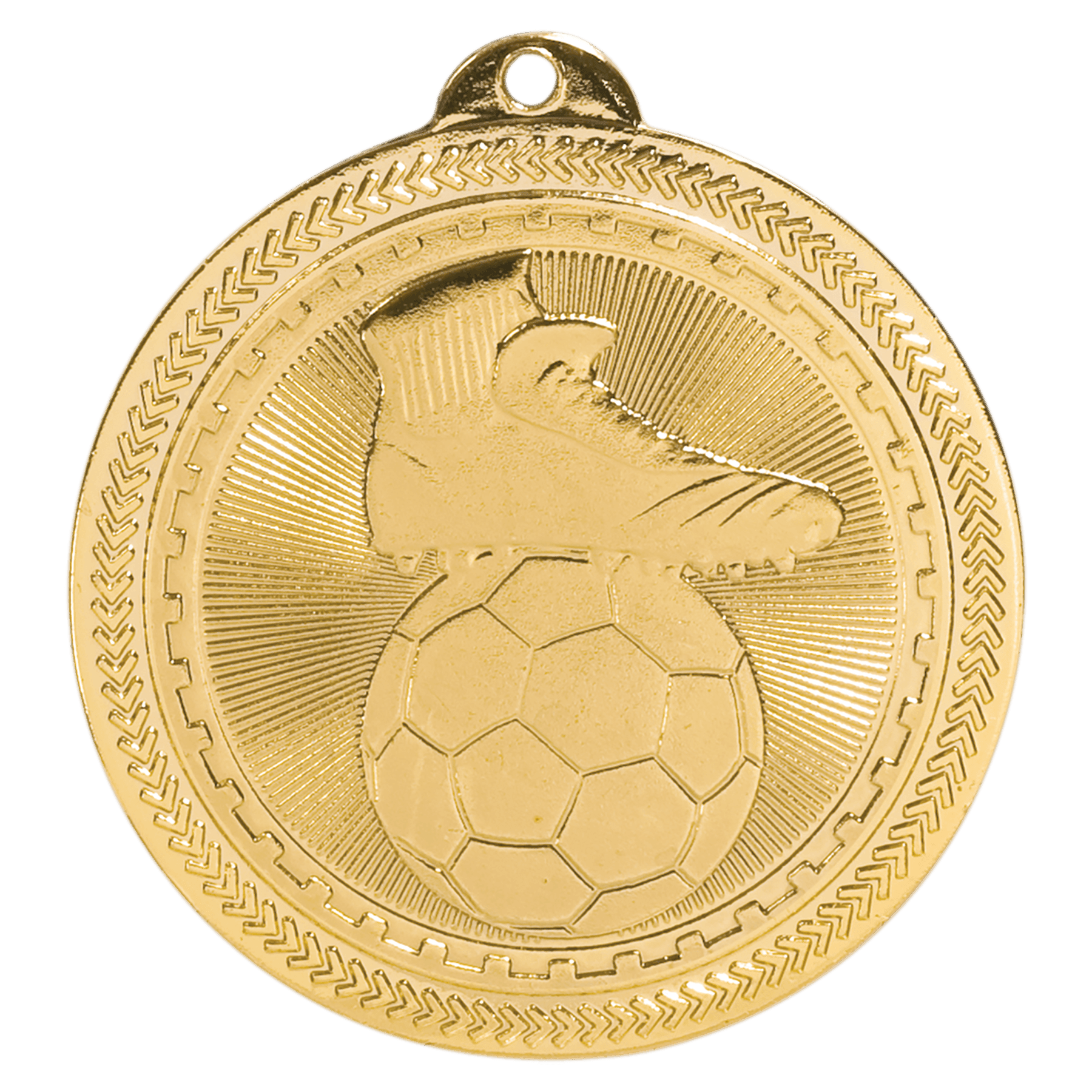Example of soccer medal