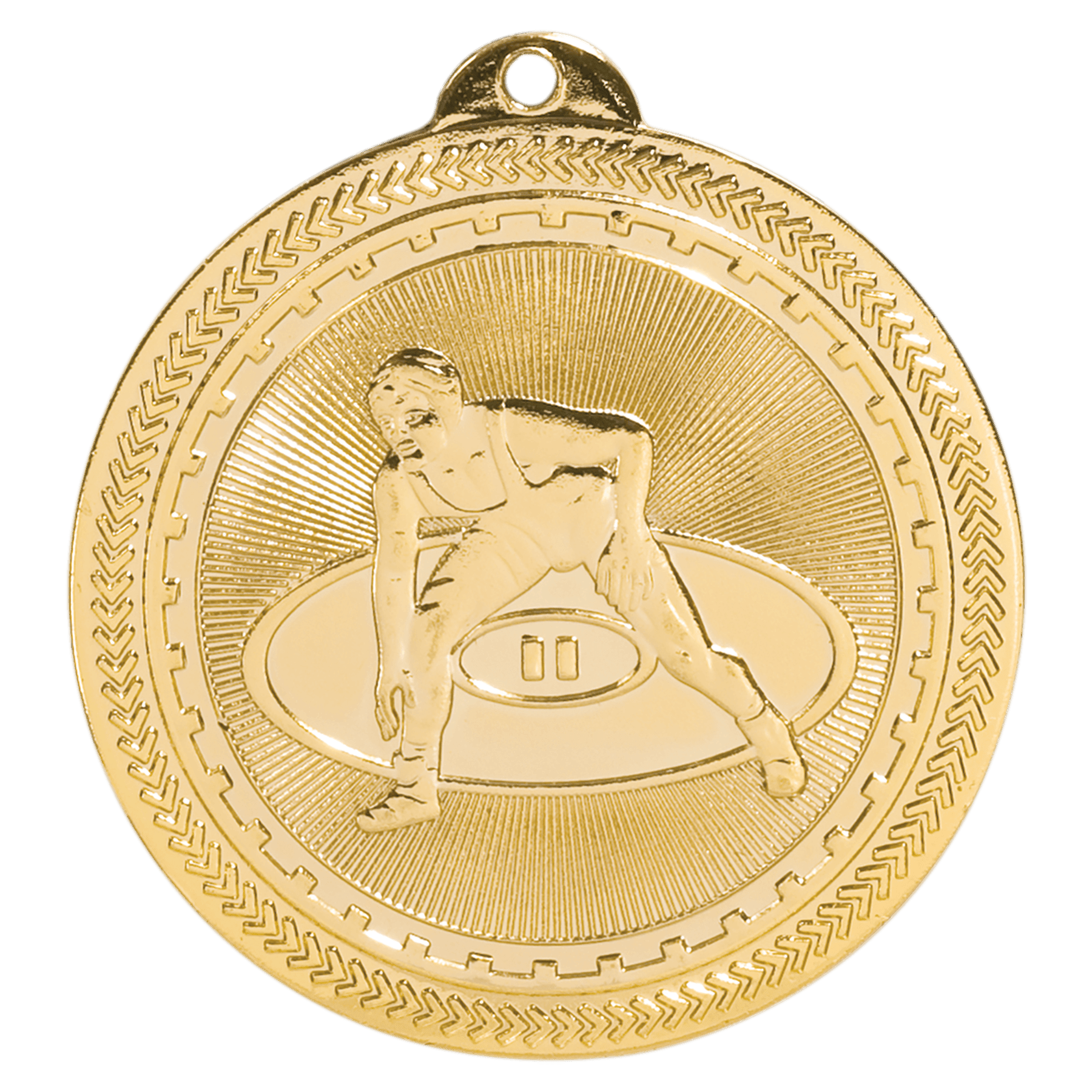 Example of wrestling medal